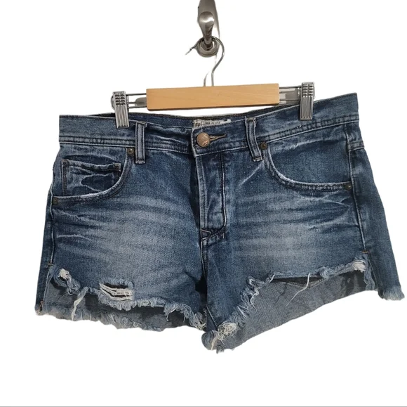 Free People Cutoff Denim Shorts size 27 - Picture 1 of 5